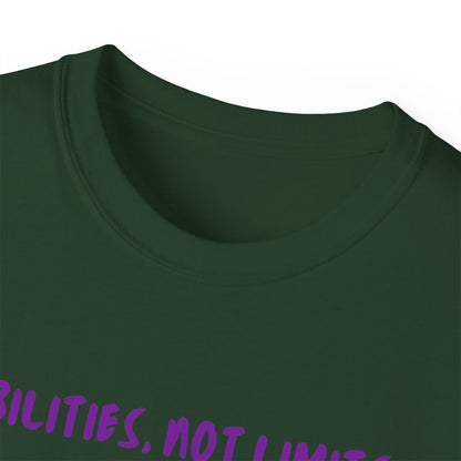 Abilities, Not Limits—Empowering Employment for All Tee