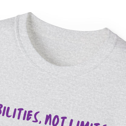 Abilities, Not Limits—Empowering Employment for All Tee